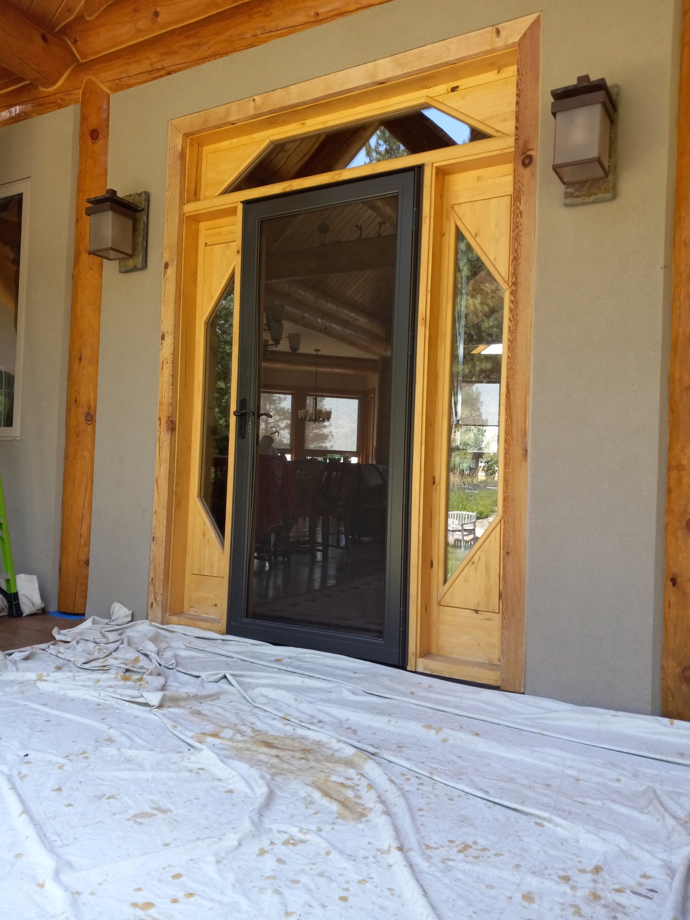 Interior wall and doorway renovation