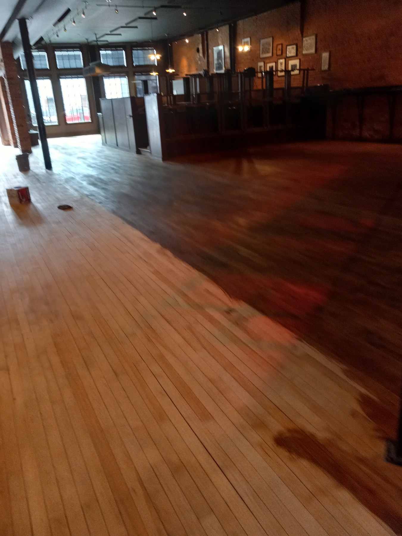 Wood floor detail
