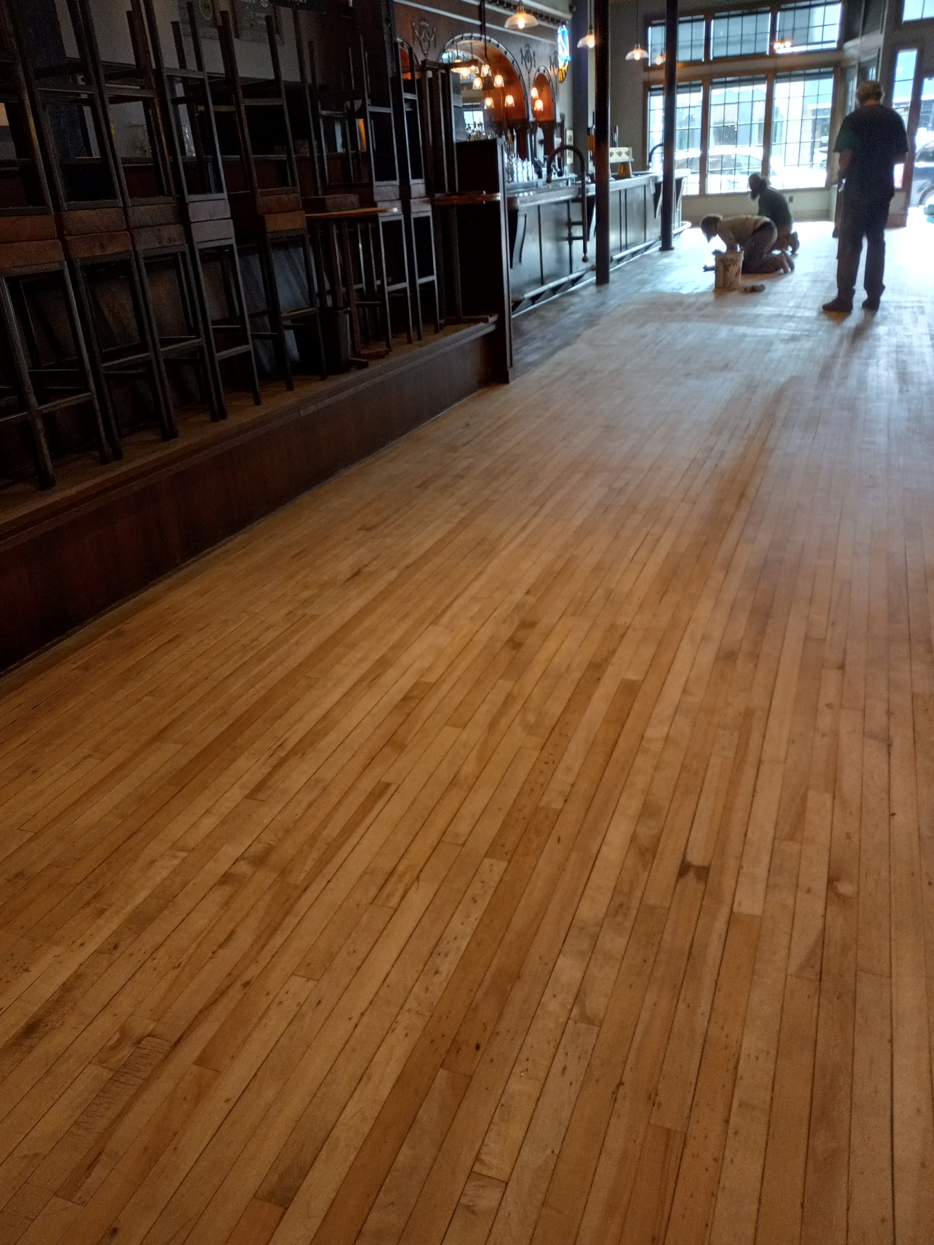 Wood floor project