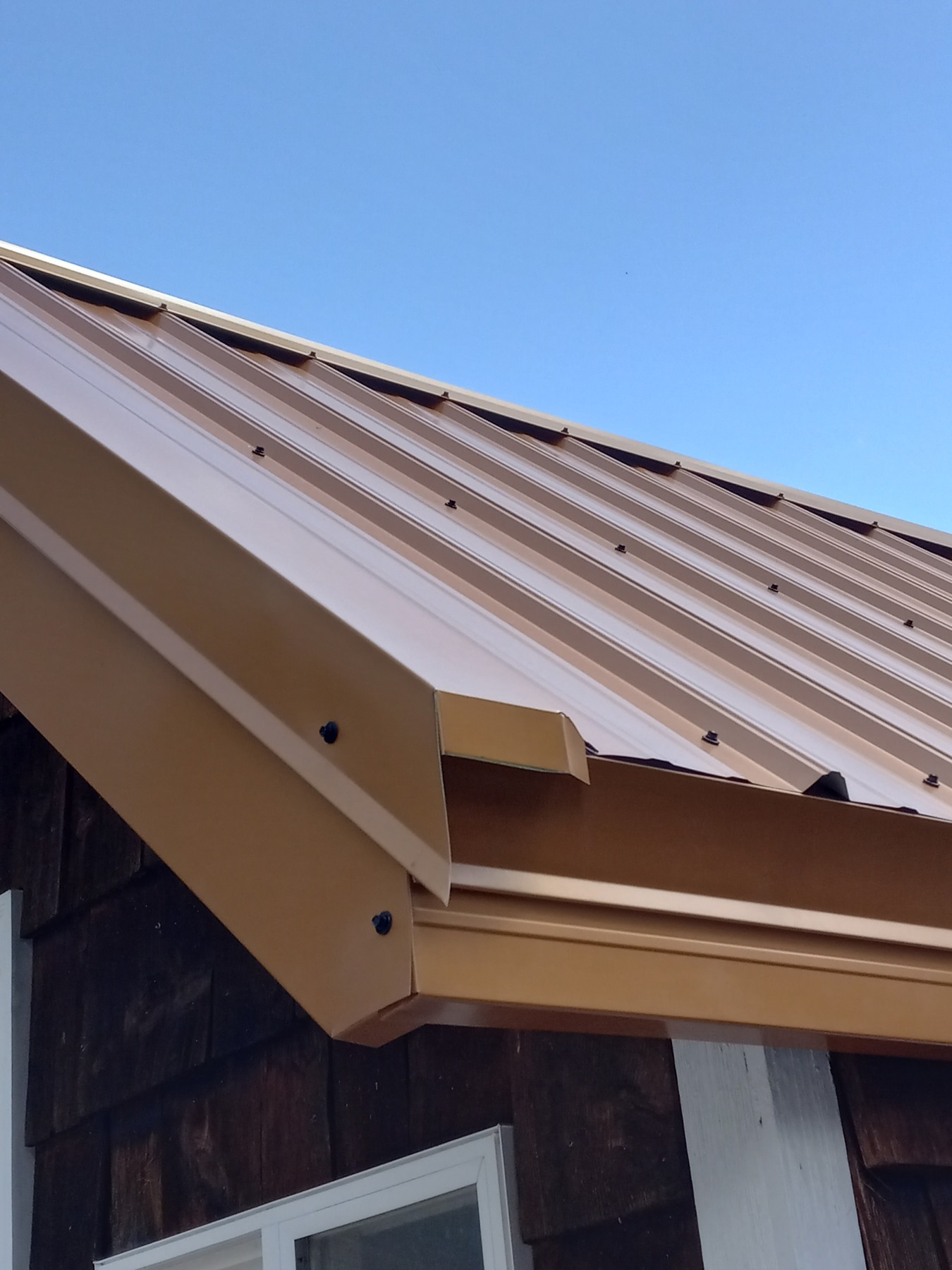Metal roof detail